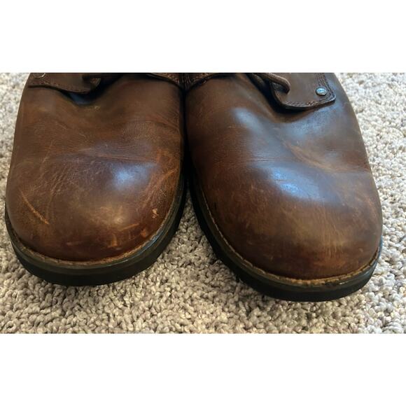 Timberland Brown Leather Casual Dress‎ Shoes Lace Up Oxfords Comfort - Picture 12 of 12